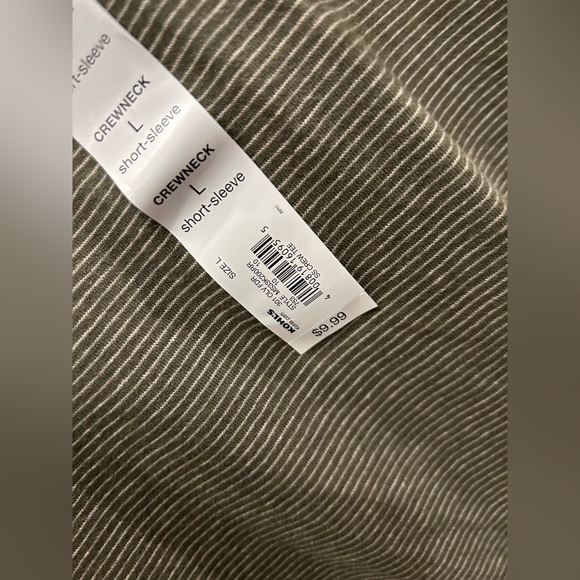 Unisex Sonoma Green Stripped Tee - Picture 5 of 6